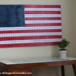 american flag pegboard