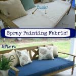 Spray Painting Fabric