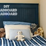 diy beadboard headboard pottery barn knockoff camp bed