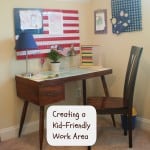 kid friendly work area