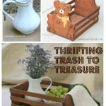 thrift trash treasure collage