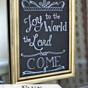Faux Chalkboard Art