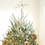 button garland and tree topper
