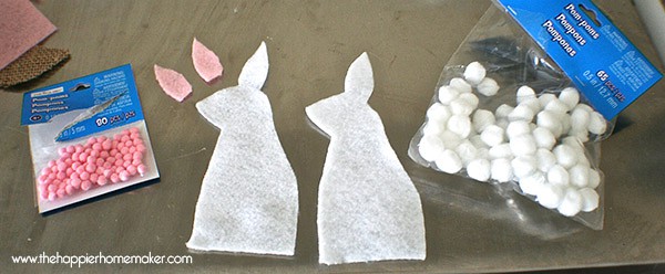 felt bunny supplies