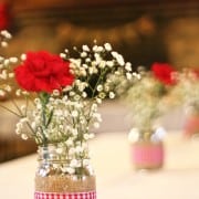 rustic table vase