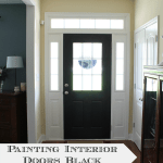 painting doors black